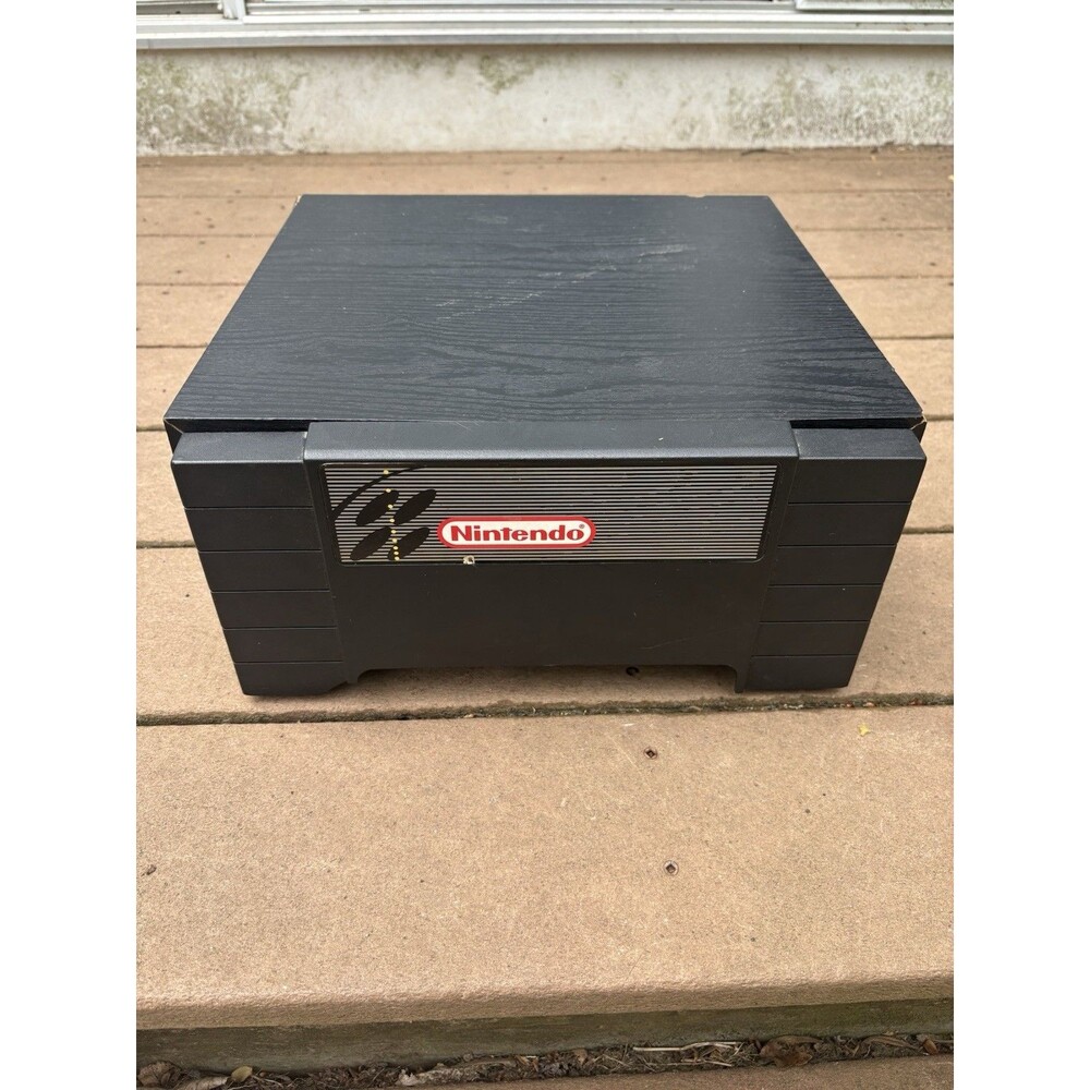 ALS Industries 1992 Super Nintendo SNES 24-Game Storage Drawer Wooden Case